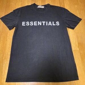 Essentials Black Tee for Men